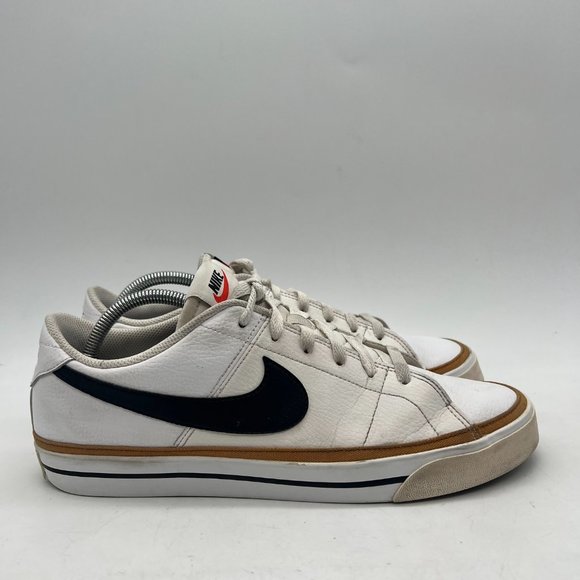 Nike Court Legacy Men’s Size 11 Sneakers CU4150-102 White Leather - Picture 4 of 10